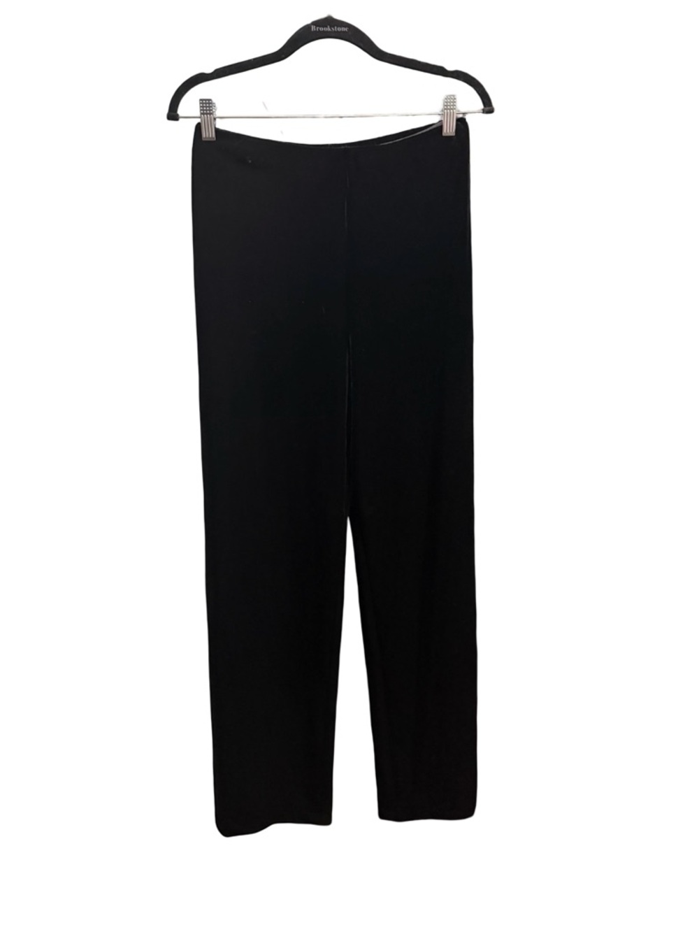 Alex Evenings Black Straight-Leg Pull-On Pants
